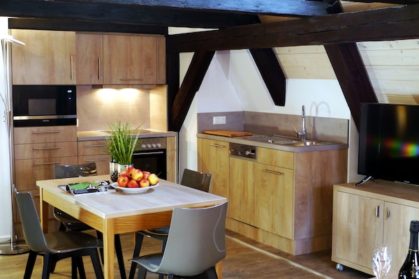 Superior-Apartment | Eigene Küche | Espressomaschine