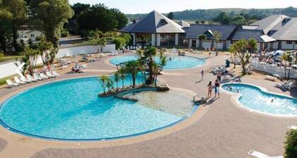 Chalet frente a la playa en el exclusivo 5 estrellas Warren Holiday Park