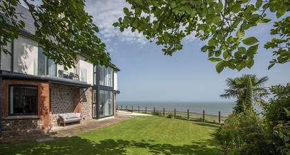 Impresionante casa costera con vistas panorámicas al mar en Porlock Weir - 6 habitaciones / 6 baños