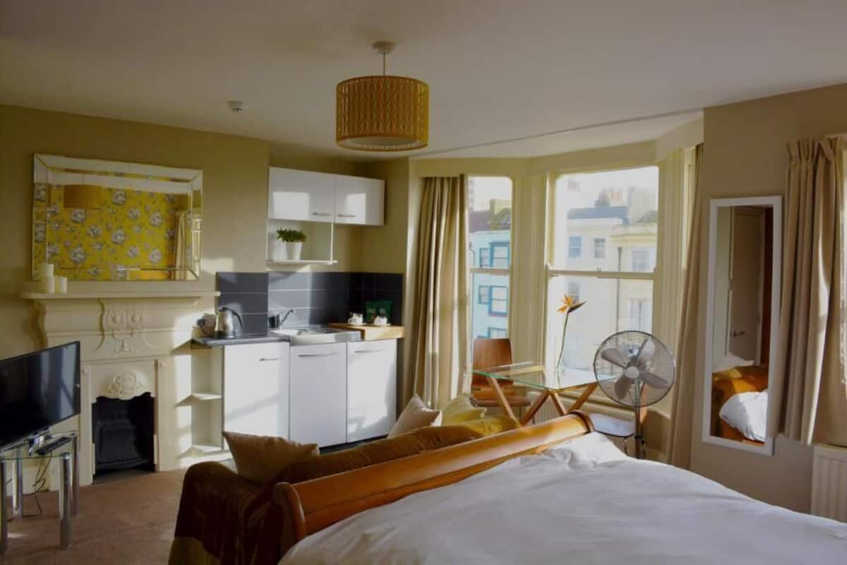 Desk, iron/ironing board, free WiFi, bed sheets
