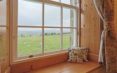 Large farmhouse with valley views in rural setting