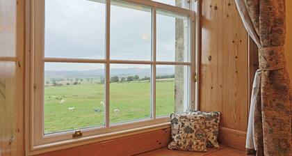 Large farmhouse with valley views in rural setting