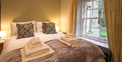 Large farmhouse with valley views in rural setting