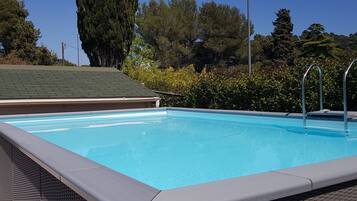 Piscine extérieure, piscine chauffée