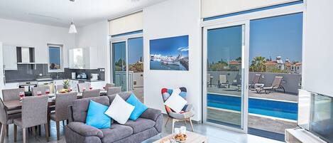 Smart TV, DVD player, table football, music library