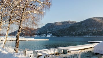 Blick von der Unterkunft