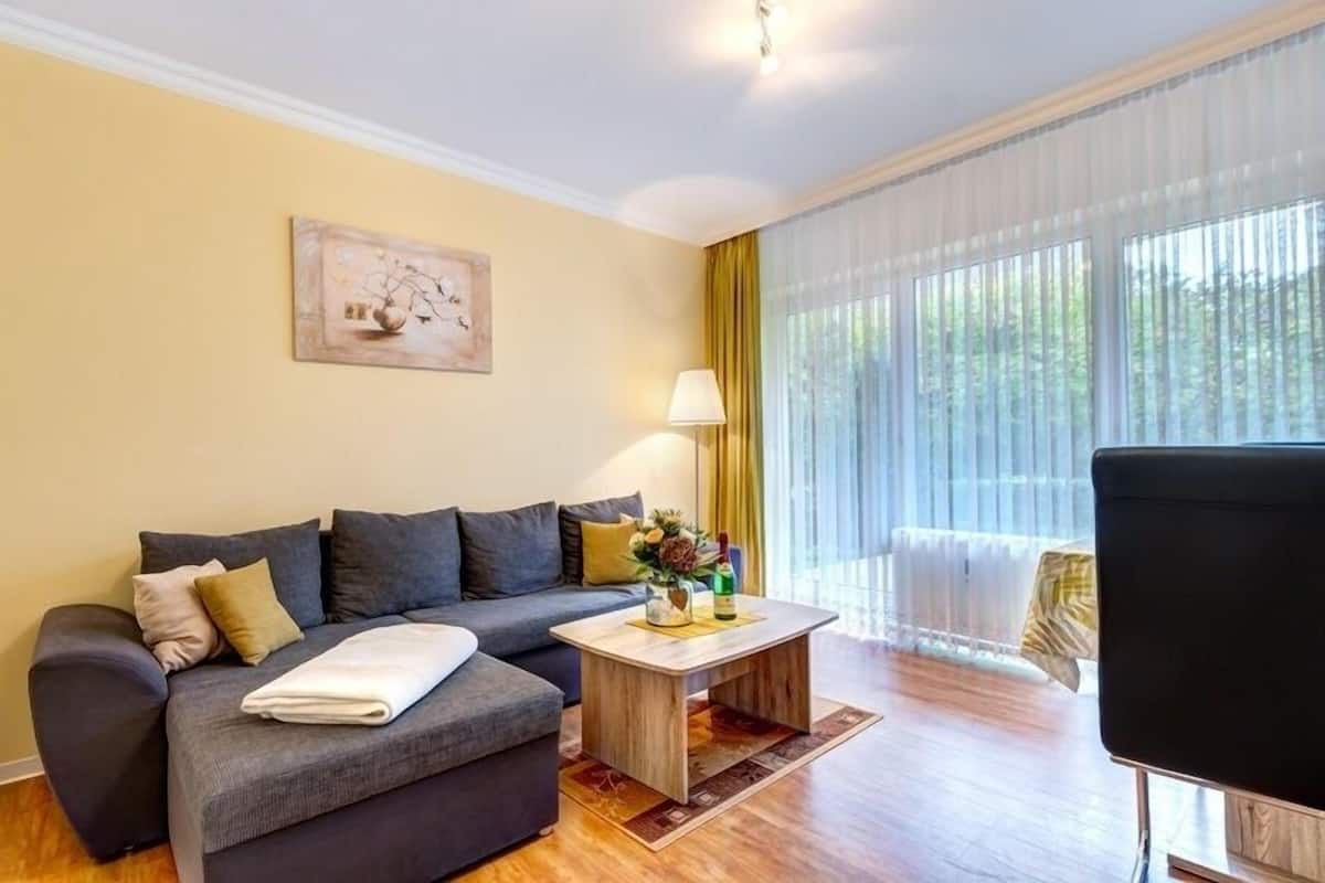 Appartement, terras (D2- incl. Cleaning Fee 50 EUR) | Woonruimte | Flatscreentelevisie