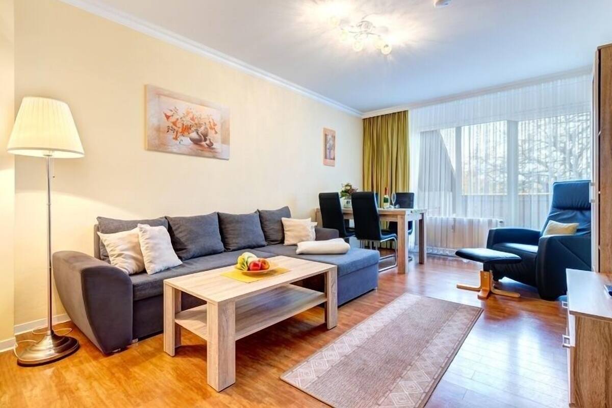 Appartement (D10 - incl. Cleaning Fee 70 EUR) | Woonruimte | Flatscreentelevisie