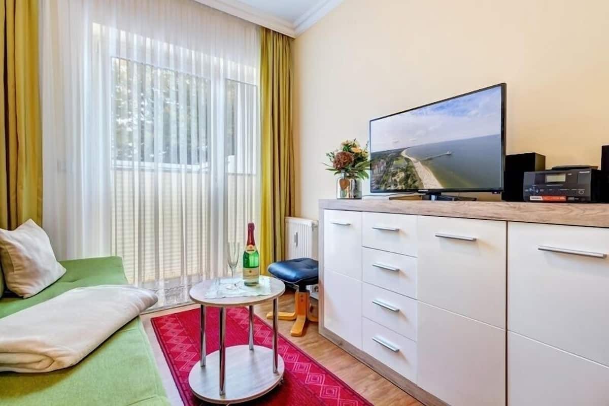 Appartement, terras (D4 - incl. Cleaning Fee 45 EUR) | Woonruimte | Flatscreentelevisie