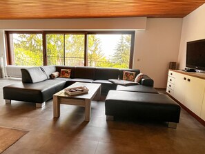 テレビ、書庫、プリンター