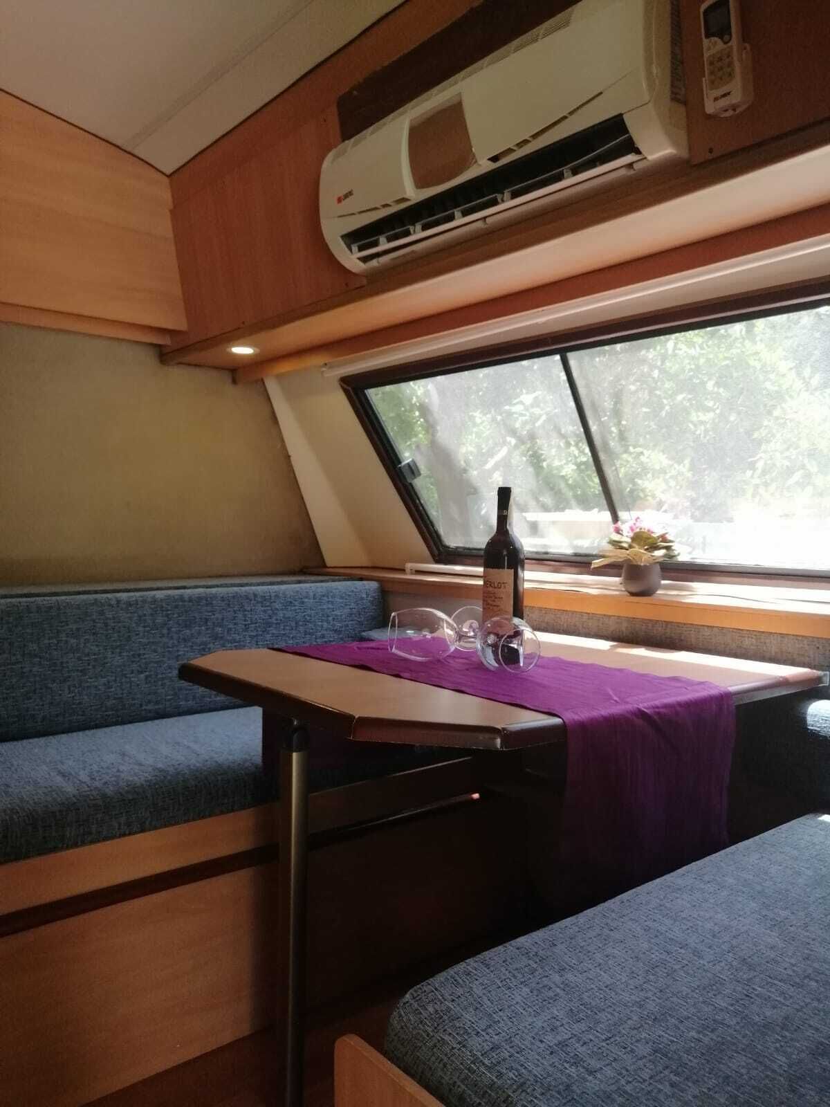 deluxe mobile home | 1 bedroom, minibar, desk, laptop workspace