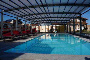Una piscina riscaldata