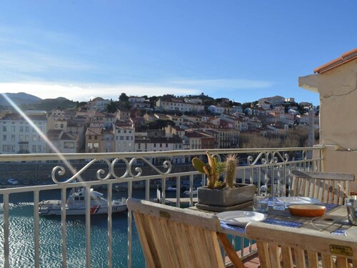 Studio 2 pers avec terrasse vue mer, Port-Vendres
