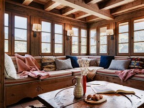 Flachbildfernseher, Kamin