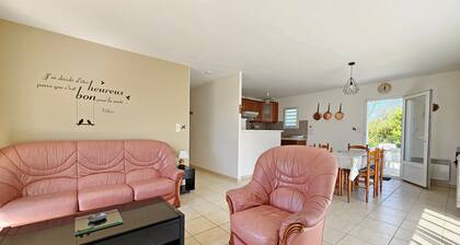 Maison calme proche mer et campagne pour 4 pers, petits animaux admis