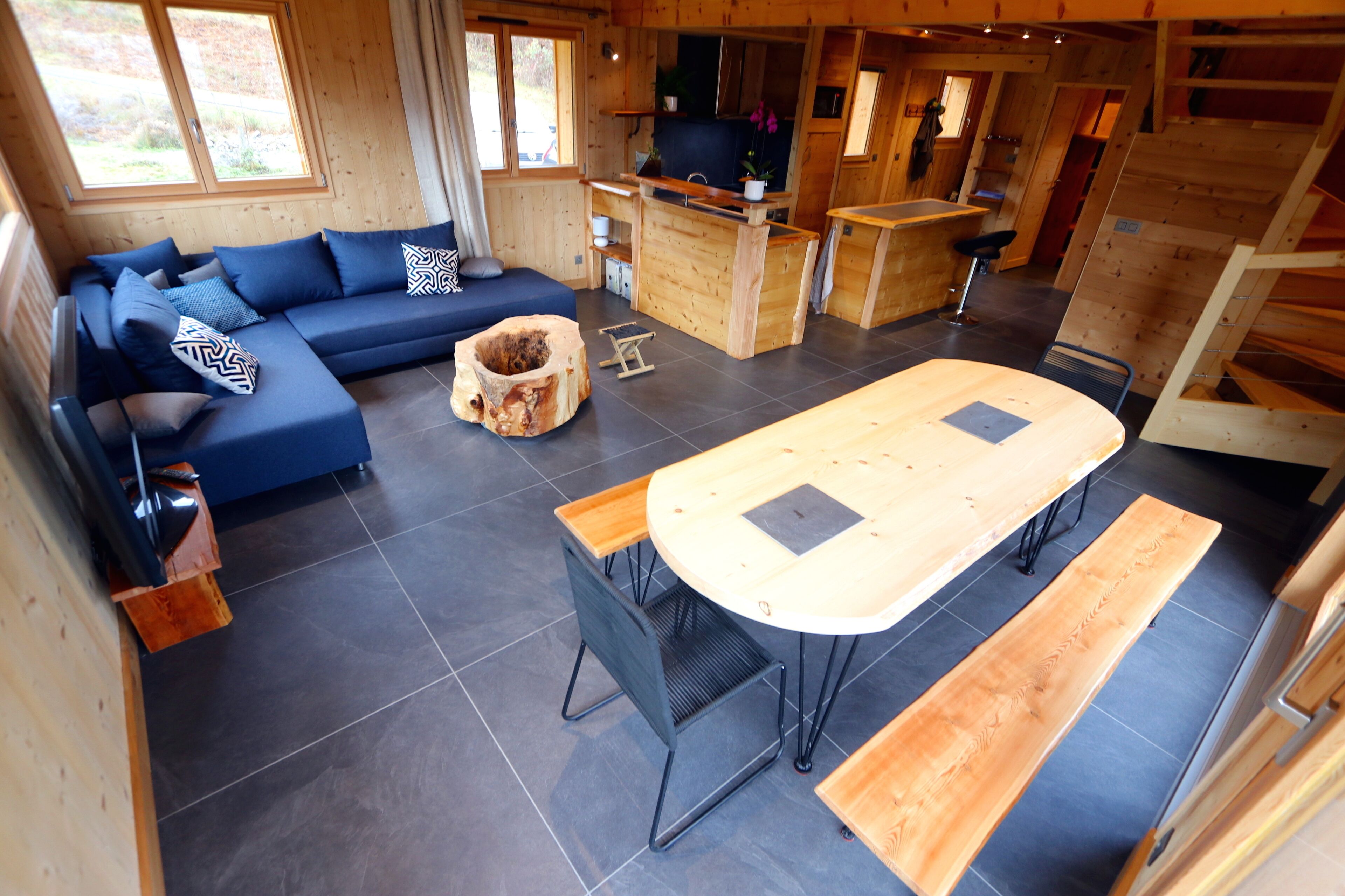 Chalet bois"Le Mas devant", indépendant,Morillon,Grand Massif, 3 chambres, sauna