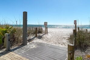 On the beach