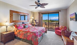 1 bedroom, iron/ironing board, free WiFi, bed sheets - TOP ROW (unit 21T-3&4) ~ PANORAMIC OCEAN VIEWS ~ No Stairs ~ AFFORDABLE ~ Platinum Maui Vacations (Lahaina)