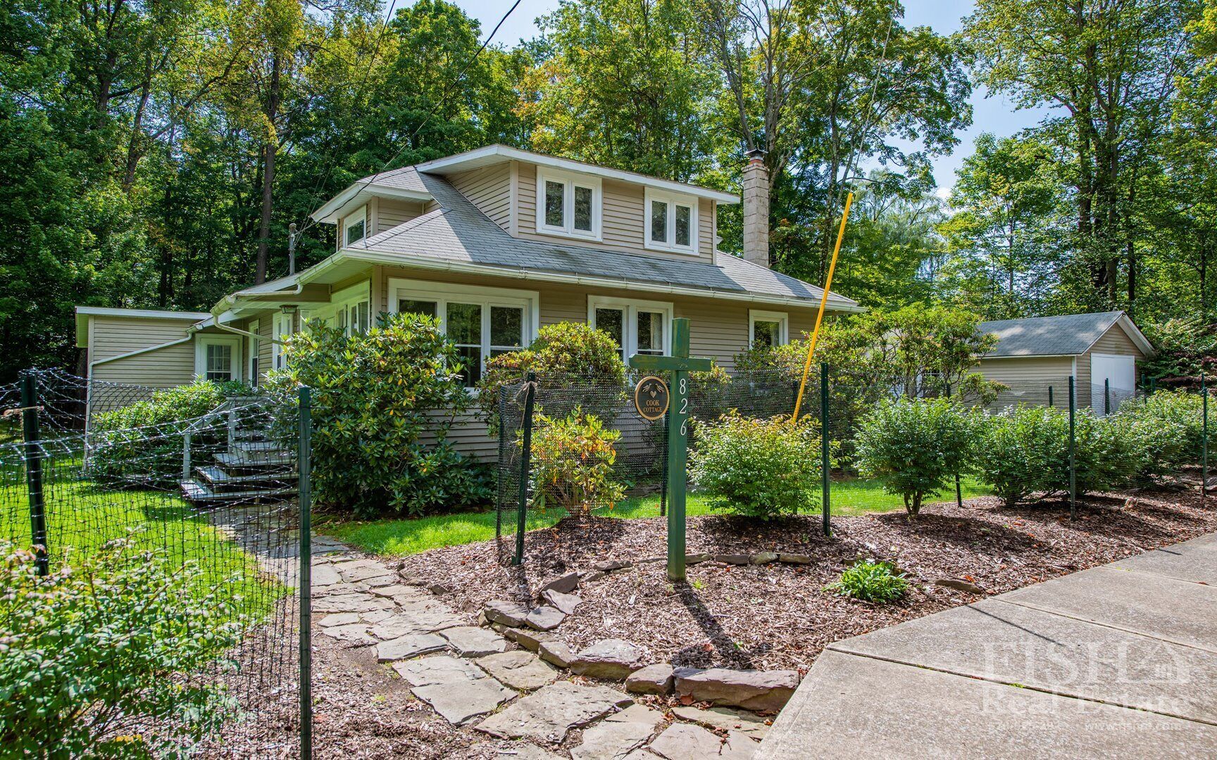Spend time watching the deer at "Cook's Cottage" in Eagles Mere