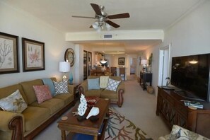 Smart TV, DVD player, ping pong, books