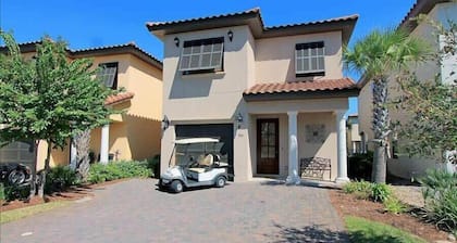 Luxury at 2,000+ SqFt! Baytowne and Pool! Golf Cart! Pond View! - Poppy's Place at Villa Lago Sandestin®