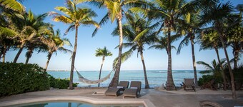 Beachfront Villa with Staff in Gated Community