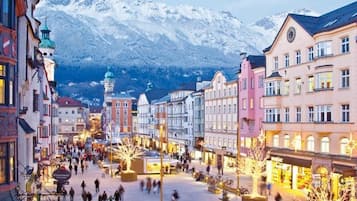 Blick von der Unterkunft
