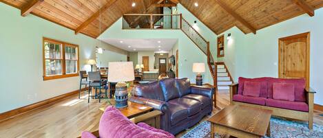 TV, fireplace, ping pong, offices