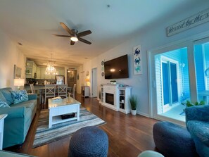 TV, fireplace, DVD player, books - Gorgeous Renovations, a Fantastic Location, and Relaxing Views! (Wildwood Crest)