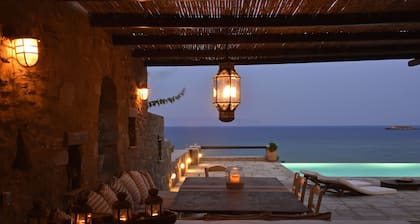 Villa With Swimming Pool In Front Of Almost Private Beach