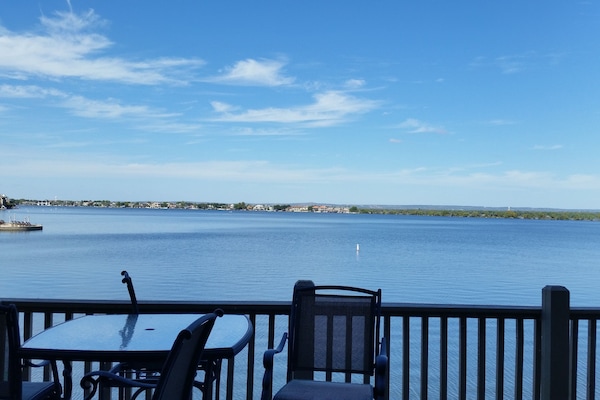 Straight living room view across Upper Deck