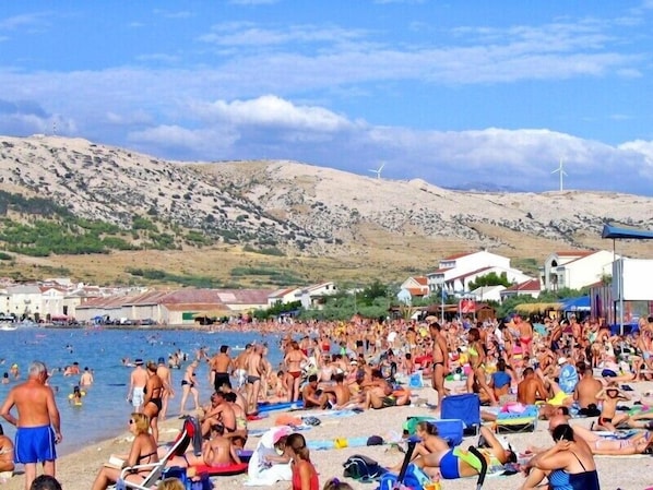 On the beach