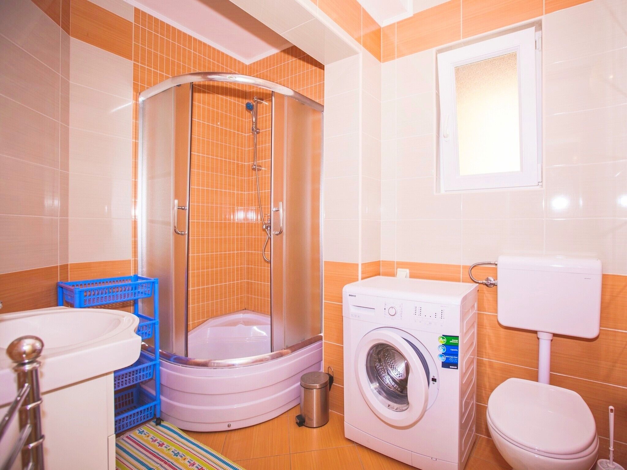 Shower, hair dryer