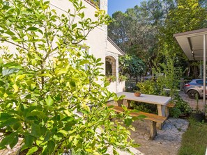 Outdoor dining - Apartments Marko, (13101), Porec, hr (Porec)