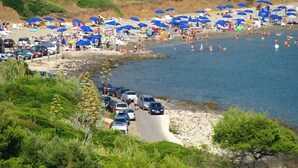 Nær stranden