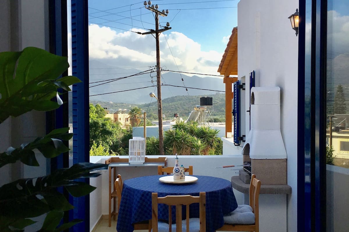 Romantic Apartment, 1 Bedroom, Partial Sea View (Aphrodite) | Balcony view