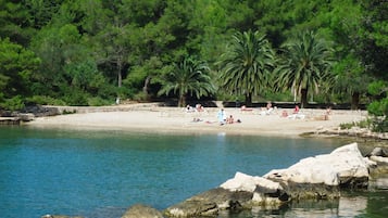 Una spiaggia nelle vicinanze