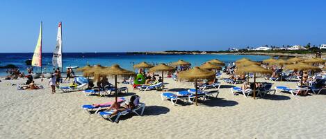 Beach nearby, beach towels