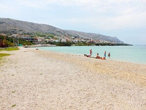 On the beach - Apartments Nedjeljka, (12754), Pag, hr (Pag)