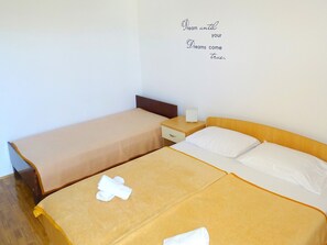 2 habitaciones, internet y ropa de cama