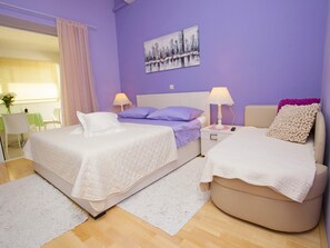 1 bedroom, Internet, bed sheets