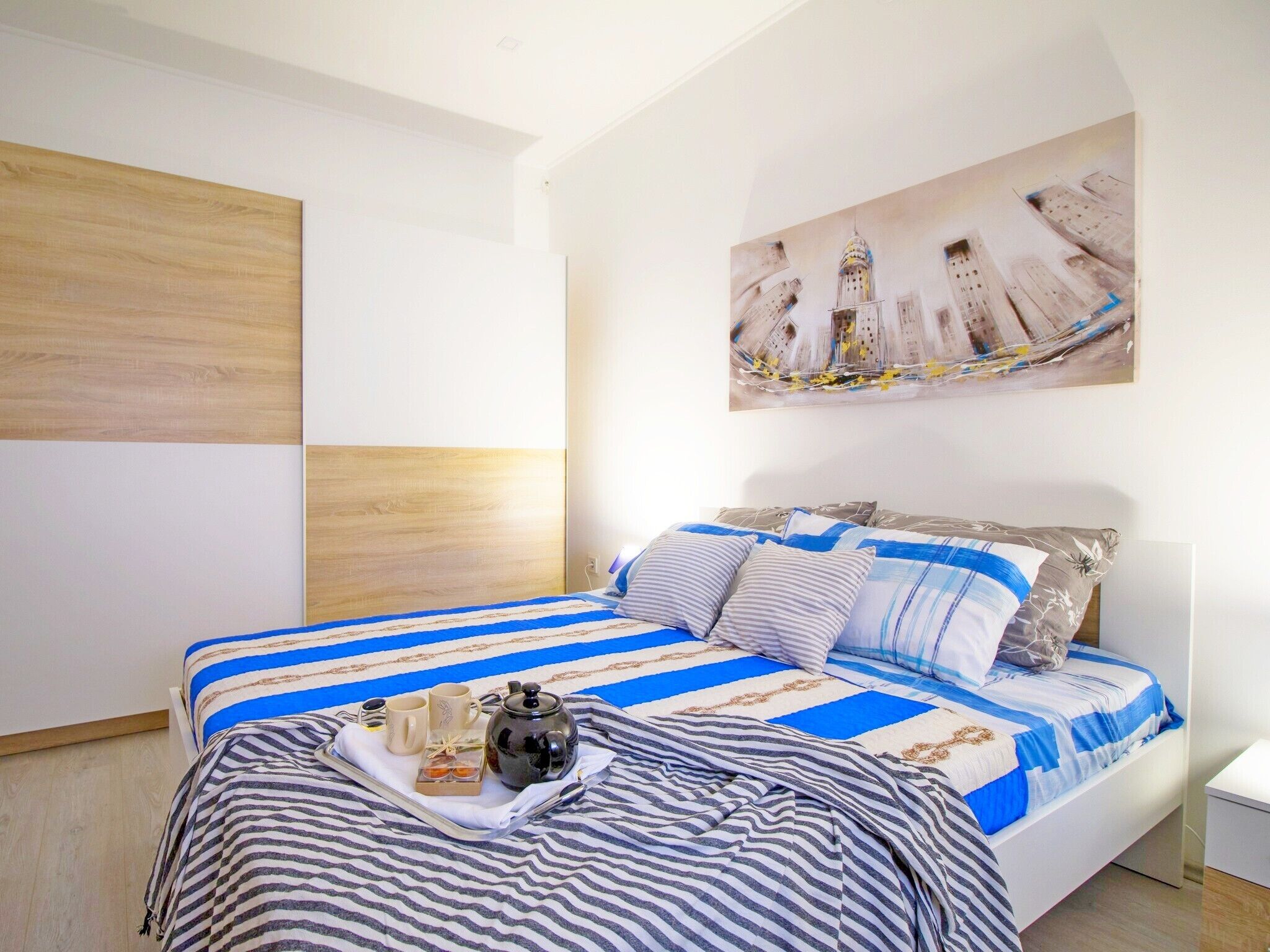 1 dormitorio, Internet, ropa de cama