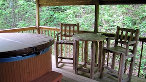 Cabin, Multiple Beds (Alone At Last) | Outdoor spa tub - Alone At Last (Townsend)