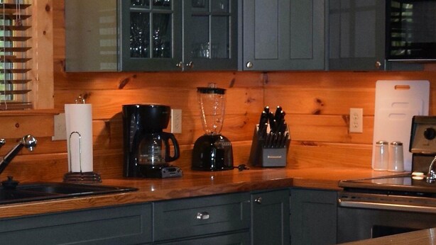Cabin, Multiple Beds (Alone At Last) | Private kitchen - Alone At Last (Townsend)