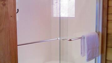 Cabin, Multiple Beds (Pioneers Point) | Bathroom shower