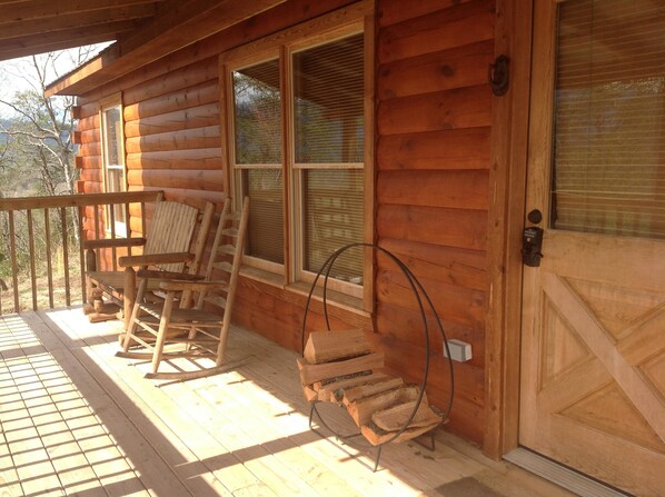 Cabin, Multiple Beds (Pioneers Point) | Balcony view - Pioneers Point (Townsend)