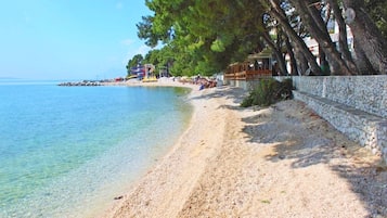Tæt på stranden