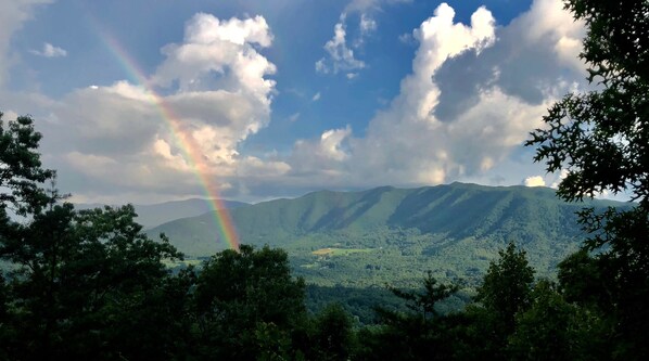 Vista para a montanha