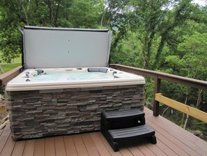 Cabin, Multiple Beds (Getaway on Little River) | Outdoor spa tub - Getaway on Little River (Walland)