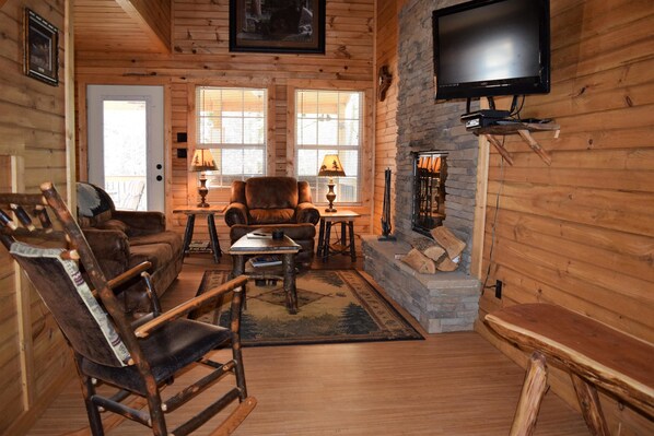 Cabin, Multiple Beds (River Escape) | Living room